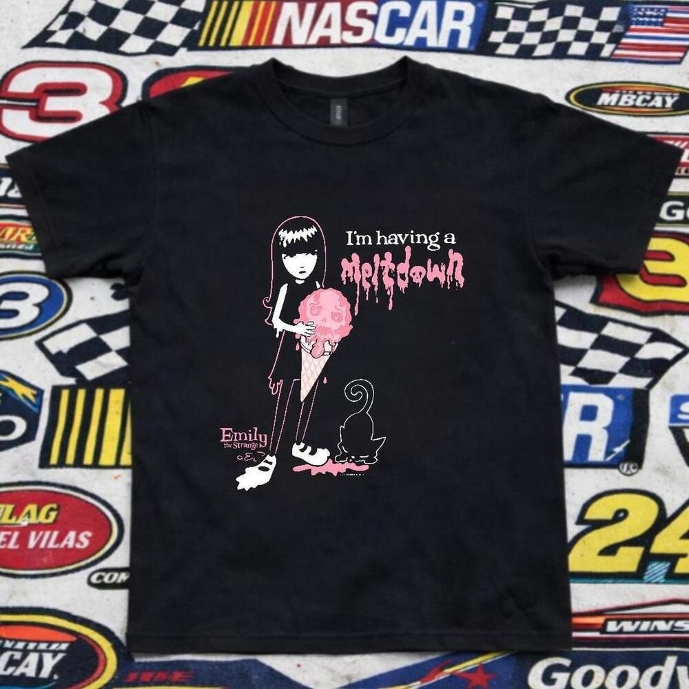 Black T-Shirt, Emily The Strange Black Cotton T-Shirt